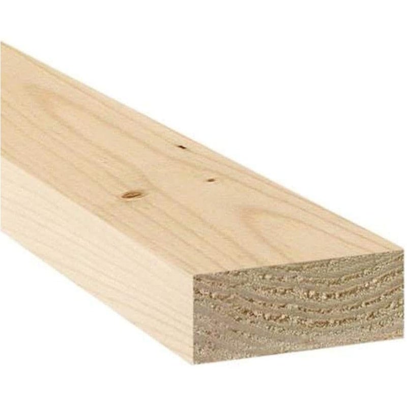 VENTRAL Lumber 2 in. x 4 in. (1 1/2" x 3 1/2") Construction Premium Douglas Fir Board Stud Wood (7FT) - Image 1
